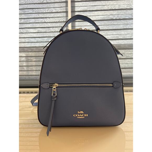 Stylish Coach Jordyn Backpack in Slate Blue Crossgrain Leather, versatile
F76624 - Picture 1 of 12